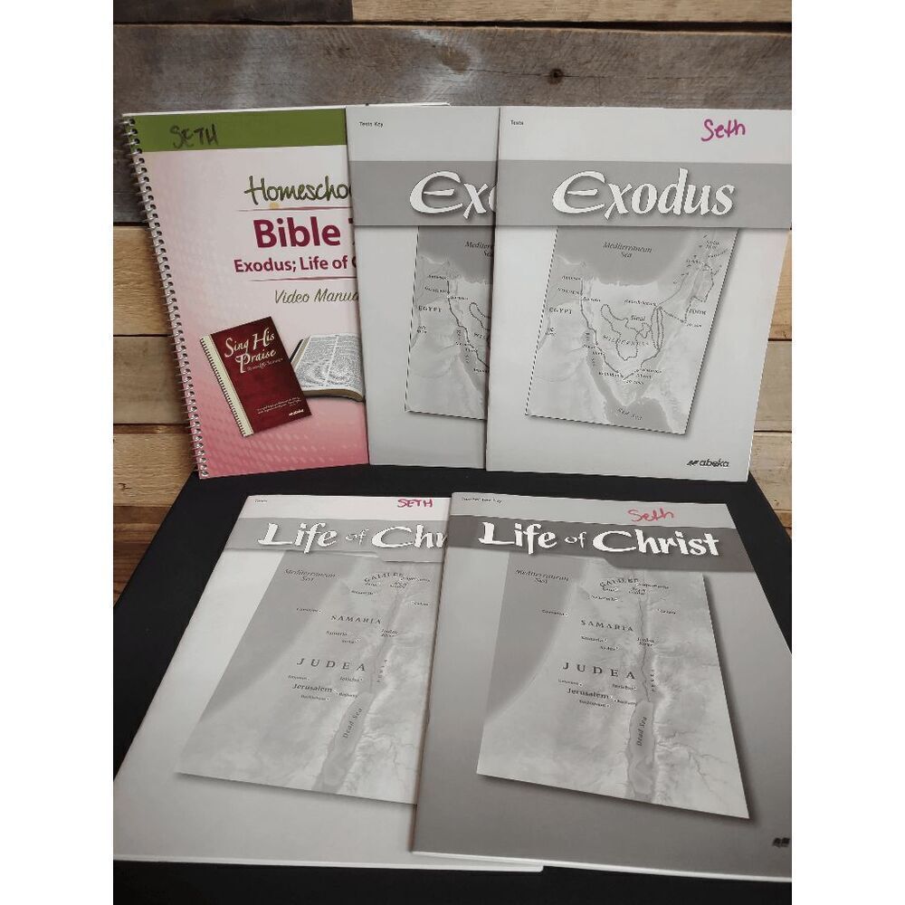 Homeschool Bible 7 Exodus / Life of Christ (Abeka, 7th Gr.) - Tests, Test Keys